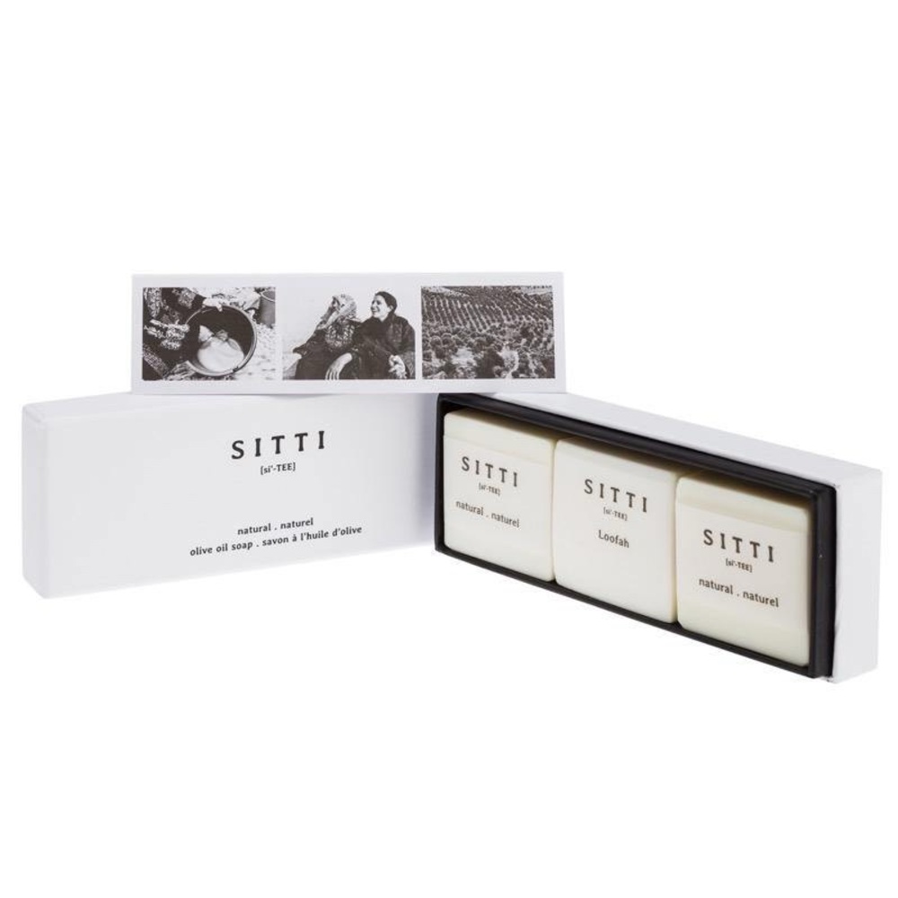 Sitti 100% Olive Oil Soap 3-Soap Gift Set